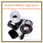 internet 2000mw high power usb wifi adapter with Ralink3070 Chipset